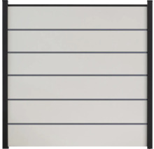 Záhradný plot s vodorovnými prvkami