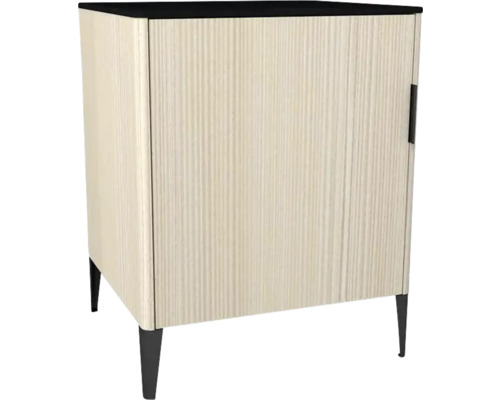 Midi skrinka do kúpeľne Devo Lotos ľavá krémovo biela 60 x 76 x 53 cm LF-SZS1DLE60x76-F98 Spodná skrinka s dvierkami a nožičkami