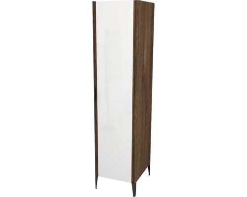 Kúpeľňová skrinka vysoká Devo Lotos pravá bronzová 45 x 190 x 53 cm LF-S1DSP45x190-F115 Úzka vysoká skrinka s jednými dvierkami a nožičkami