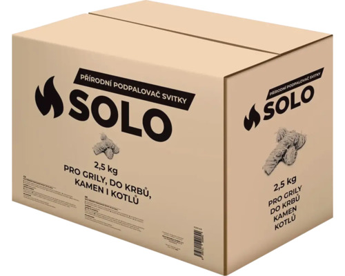 Podpaľovač prírodné zvitky SOLO 2,5 kg