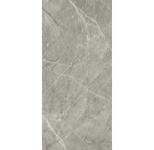 Sivá podlahová dlaždica so vzhľadom mramoru