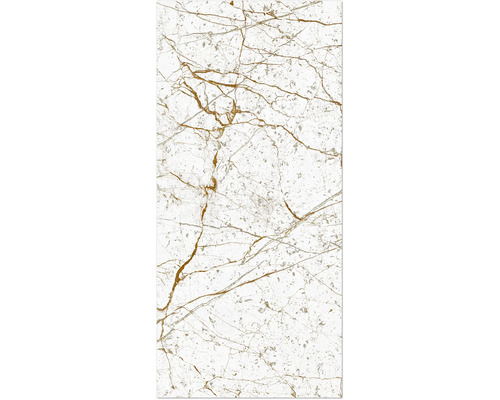 Sprchové obloženie stien Rock the Wall ROCKO Tiles Calacatta gold 265 x 123 cm SPC4R138PT Mramorová dlaždica s mramorovaním