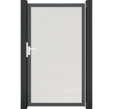 Hliníková záhradná bránka s kľučkou a stĺpikmi