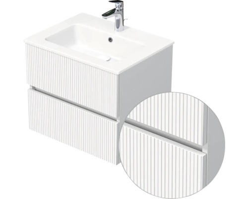 Skrinka pod umývadlo s umývadlom a dvoma zásuvkami