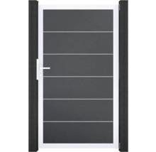 Záhradná bránka s vodorovnými líniami