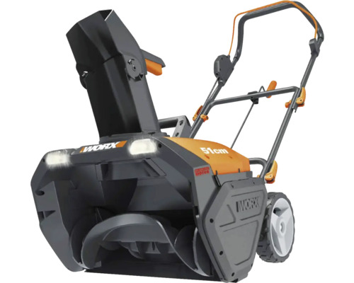 Snehová fréza Worx so záberom 51 cm