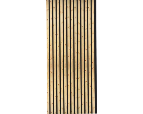 Drevený panel s lamelovou štruktúrou