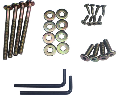 Náhradné skrutky sada k 10735387 Sortiment rôznych skrutiek, podložiek a imbusových kľúčov