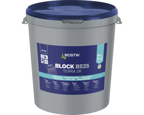 Vedro Bostik Block B525 Terra 2K, 30 kg, na hydroizoláciu