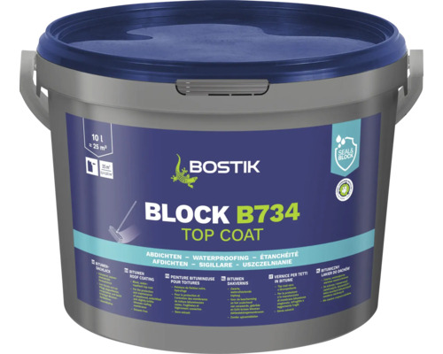 Vedro bitúmenového strešného laku s logom Bostik