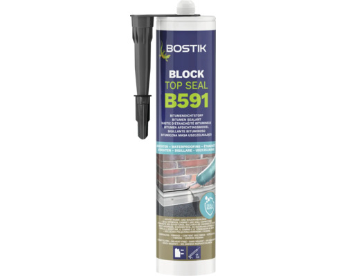 Bostik Block Top Seal B591 bitúmenový tmel kartuša