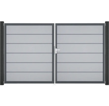 Dvojkrídlová brána pre záhradu