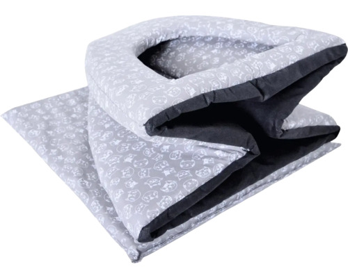 Posteľ pre mačky s motívom mačiek