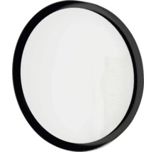 Okrúhle LED zrkadlo do kúpeľne v ráme Devo Lotos 59 x 59 cm IP 44 oceľ LF-LULED59-L09