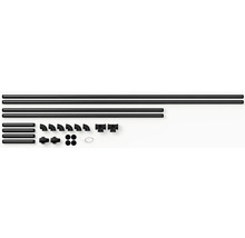 Potrubný systém s rúrkami, kolenami, T-kusmi a koncovkami