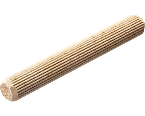 Drevená hmoždinka 16x120 mm buk GP box 60 ks Drevený kolík s ryhovaním