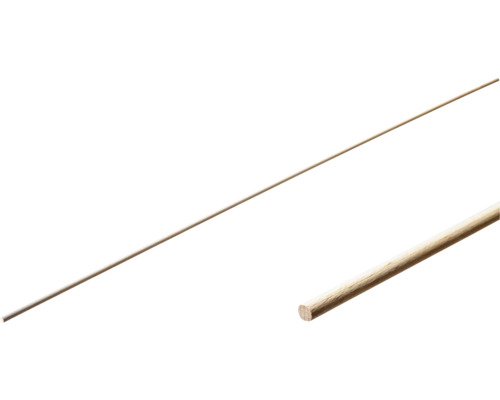 Guľatina 6x1000mm hladký buk GP 100 ks Okrúhla drevená tyč