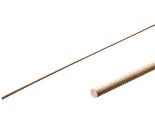 Guľatina 10x1000mm hladký buk GP 100 ks Okrúhla tyč z dreva