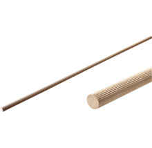 Ryhovaná guľatá tyč z dreva