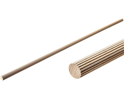 Guľatina 20x1000mm drážkovaná buk GP 50 ks Ryhovaná okrúhla tyč z dreva