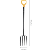 Záhradné vidly Fiskars z ocele, dĺžka 120,4 cm