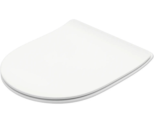 Toaletné sedadlo v bielej farbe