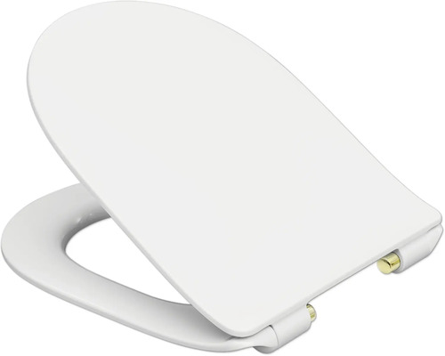 Biele záchodové sedadlo