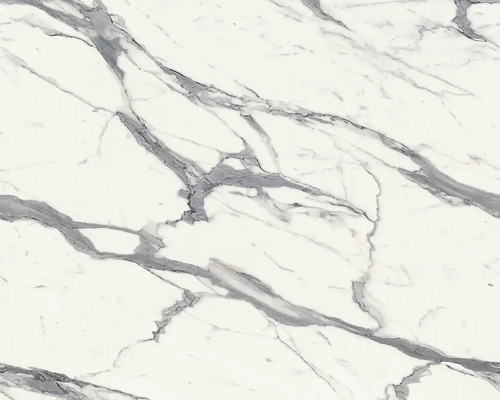 Hrana k pracovnej doske MRAMOR ATHÉNY 650 x 31 x 1 mm Mramorová dlaždica so sivým žilkovaním