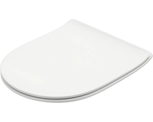 Biele záchodové sedadlo