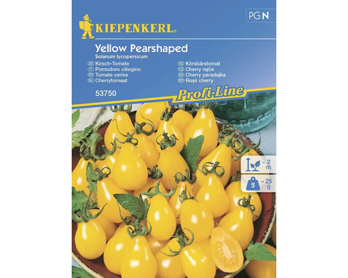 Paradajka cherry Yellow Pearshaped Kiepenkerl žltá