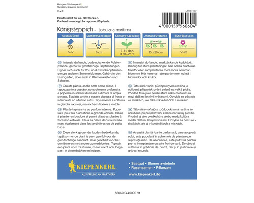 Balenie semien taričky prímorskej