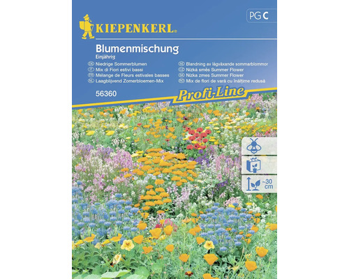 Semená kvetov Kiepenkerl zmes nízkych letničiek