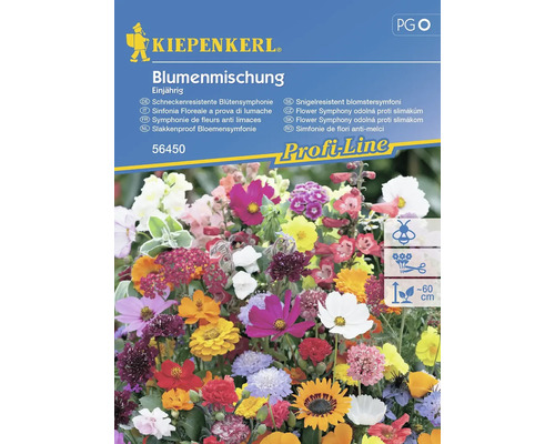 Kvetinová zmes odolná voči slimákom Kiepenkerl