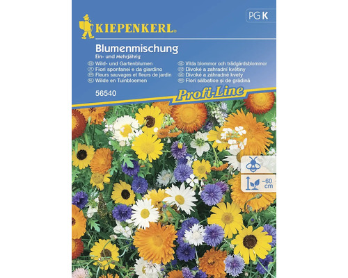 Kvetinová zmes Divoké a záhradné kvety Kiepenkerl