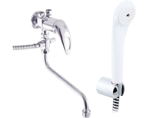 Sprchová súprava s nástennou batériou na povrchovú montáž