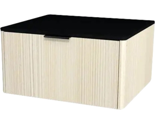 Kúpeľňová skrinka pod umývadlo Devo Lotos krémovo biela/čierna 60 x 31 x 53 cm LF-SUW1S60x31-F98 Drevená úložná krabica s vekom