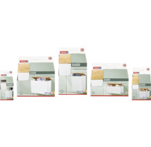 Niekoľko úložných boxov Tesa Baboo v rôznych veľkostiach