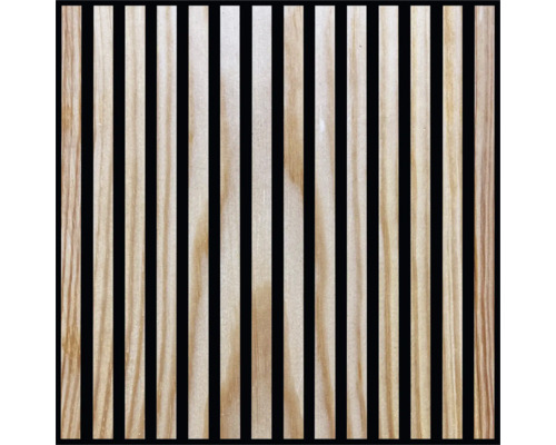 Drevený panel s vertikálnymi lamelami na dekoráciu stien
