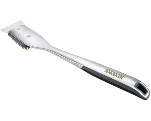 Kefa na gril so škrabkou na čistenie grilu