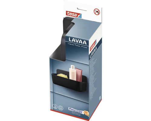 Sprchová polička Tesa Lavaa v obale produktu