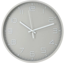 Okrúhle nástenné hodiny s ciferníkom a ručičkami