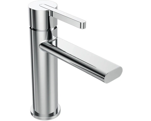 Umývadlová batéria z kovu, lesklá