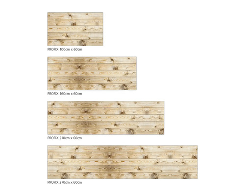 Drevené panely PROFIX v rôznych veľkostiach