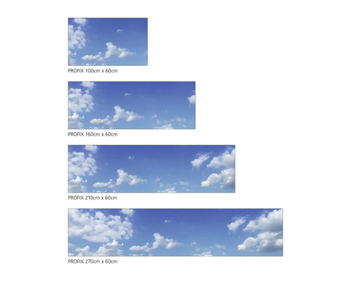 Profix okenné fólie s motívom oblohy v rôznych veľkostiach