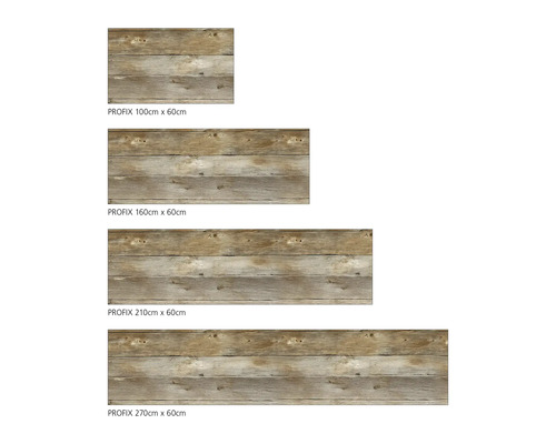 Rôzne veľkosti dekoračnej fólie na drevo PROFIX