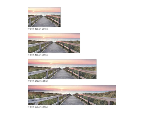 Fotografia Profix plážová cesta západ slnka v rôznych veľkostiach