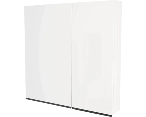Zrkadlová skrinka bez osvetlenia Devo Viva 2.0 ľavá 85 x 15 x 85 cm premium white Biela zrkadlová skrinka s dvomi dvierkami