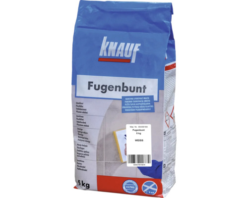 Škárovacia hmota KNAUF Fugenbunt Weiss, 5 kg, biela