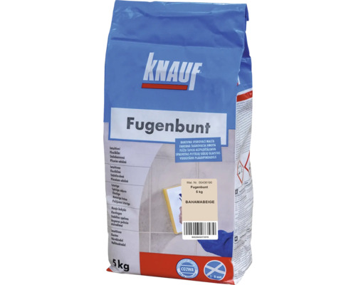 Škárovacia hmota KNAUF Fugenbunt Bahamabeige, 5 kg, bahama béžová