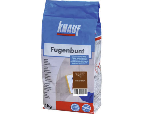 Škárovacia hmota KNAUF Fugenbunt Hellbraun, 5 kg, svetlo hnedá Knauf Fugenbunt, svetlohnedá, 5 kg balenie